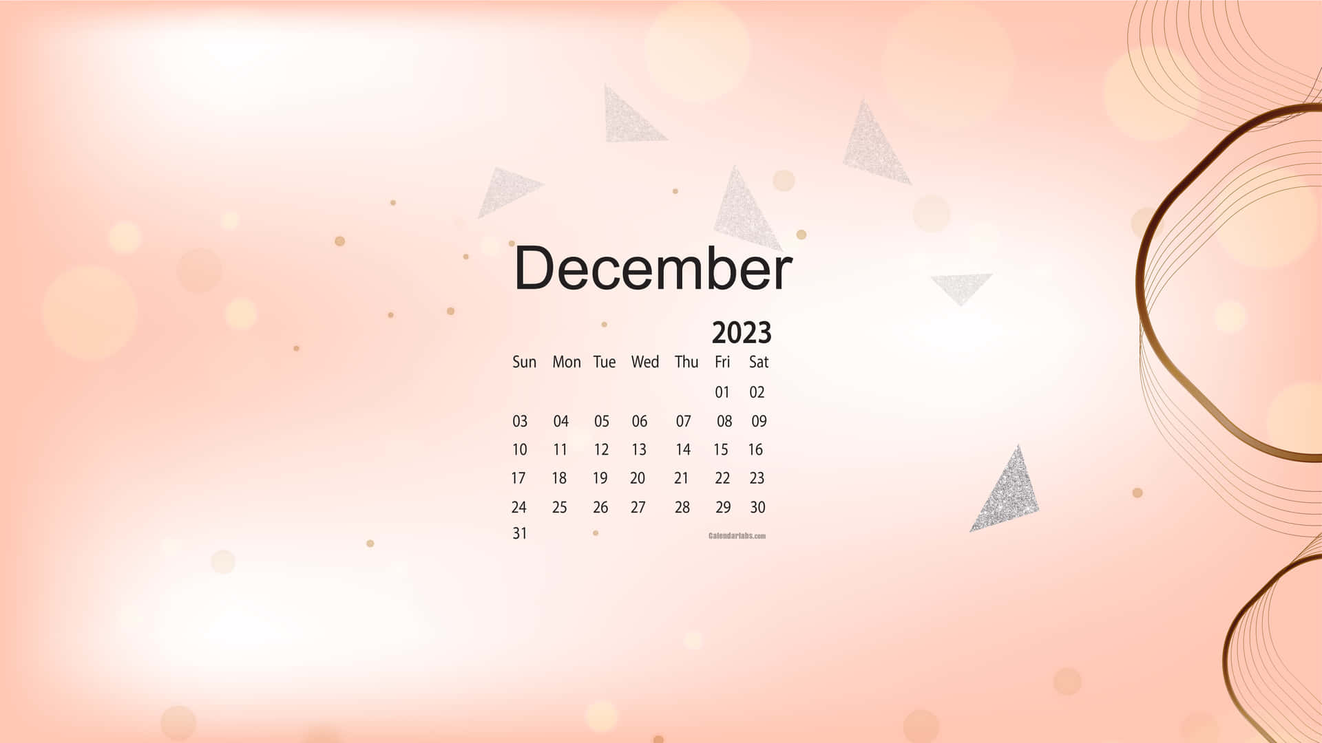 Einkalender Mit Einem Pinken Hintergrund Und Einem Dreieck. Wallpaper