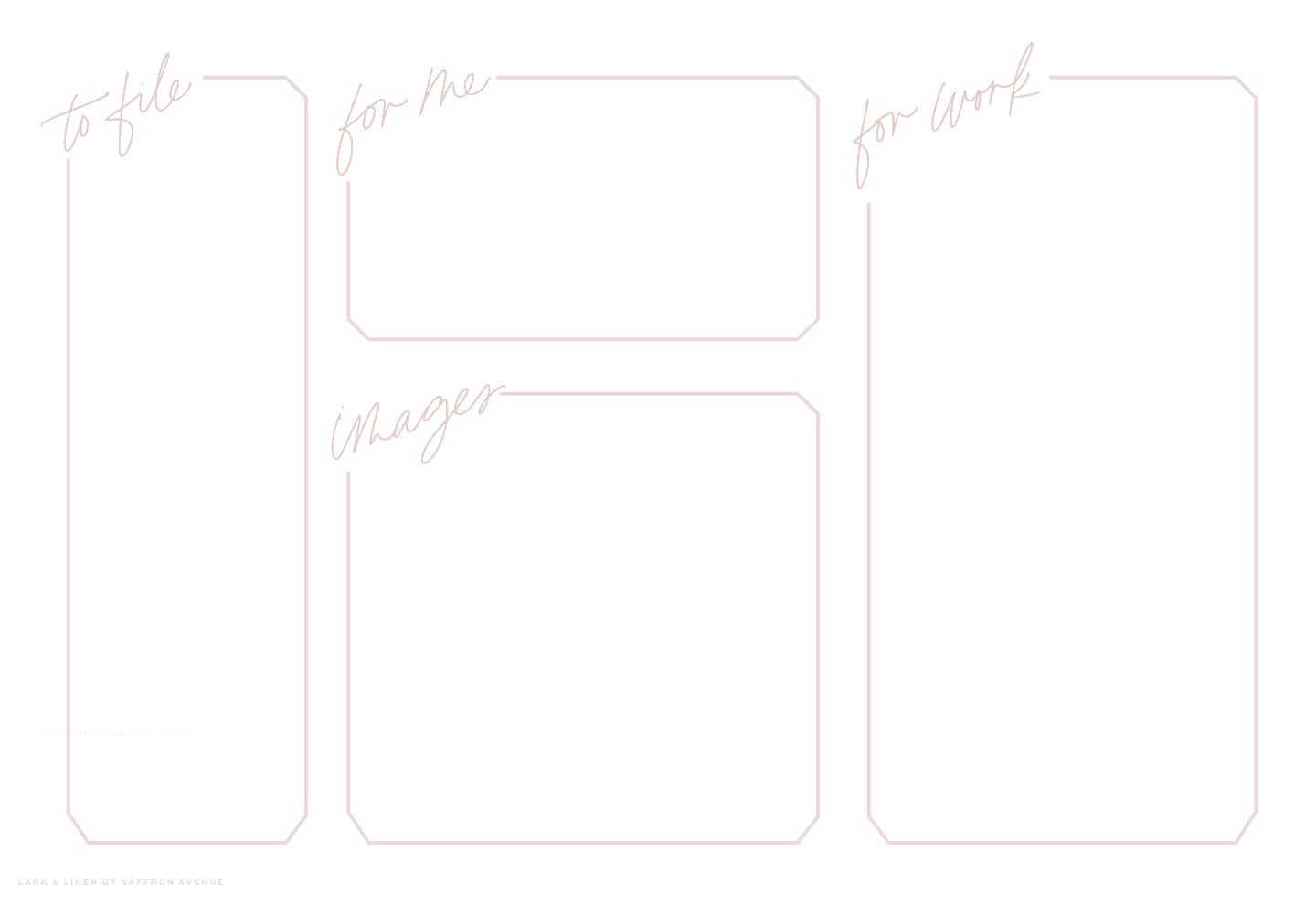 Cute Desktop Organizer Blank Stationery Wallpaper