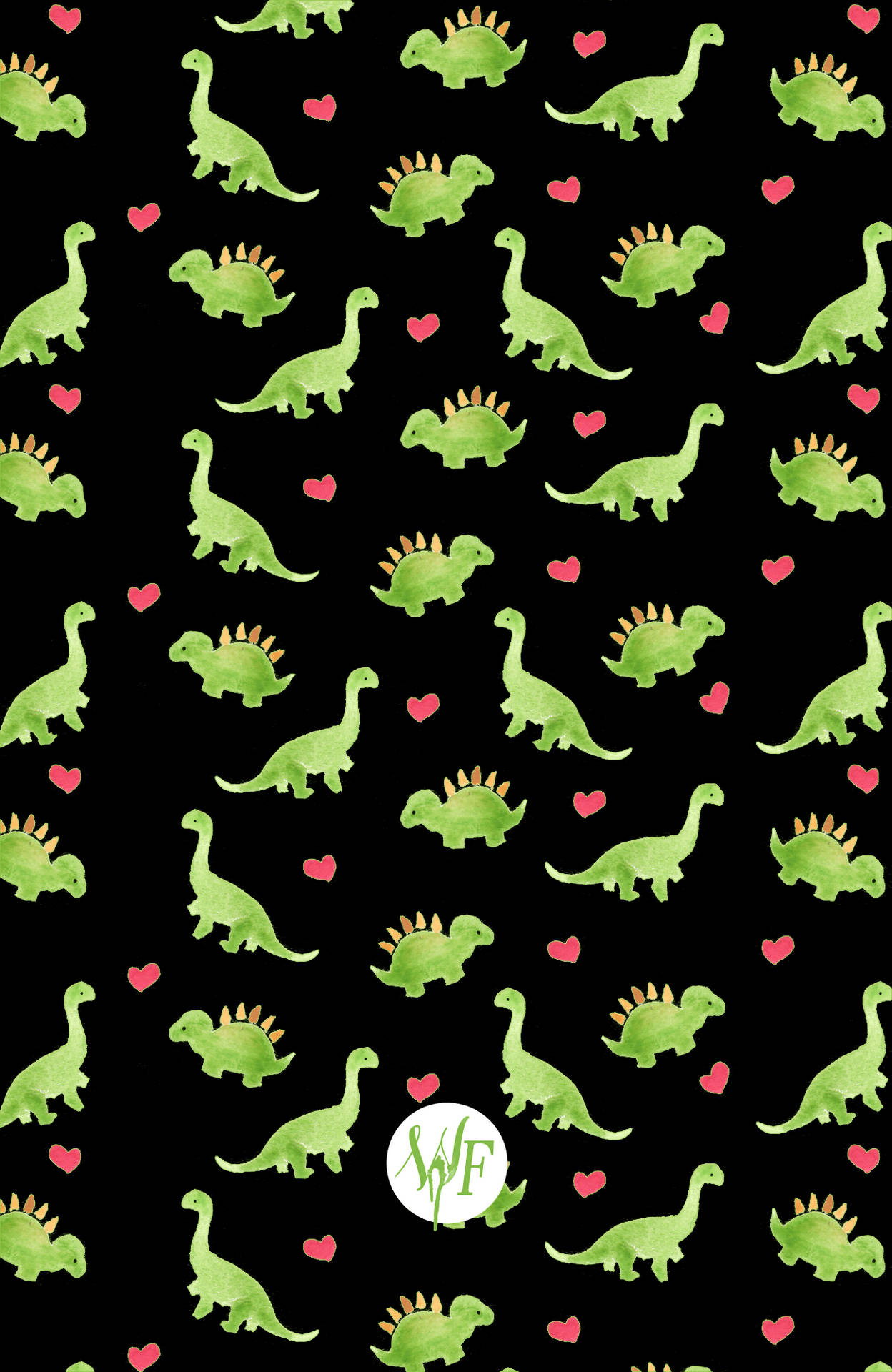 Manténtus Recuerdos Seguros Con Este Adorable Fondo De Pantalla De Un Lindo Dinosaurio Para Iphone. Fondo de pantalla