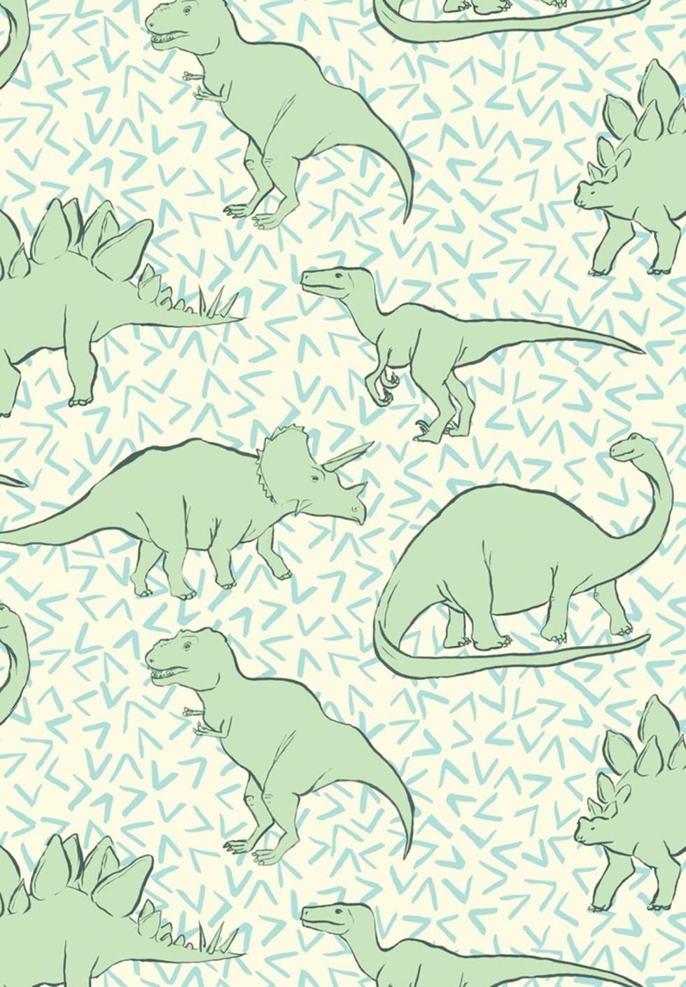 "Power up your phone with this adorable cute dinosaur iPhone wallpaper!" Wallpaper
