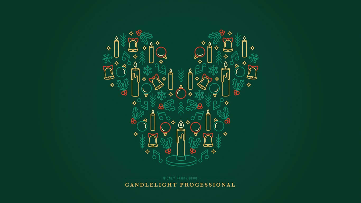 Cute Disney Christmas Candlelight Processional Wallpaper