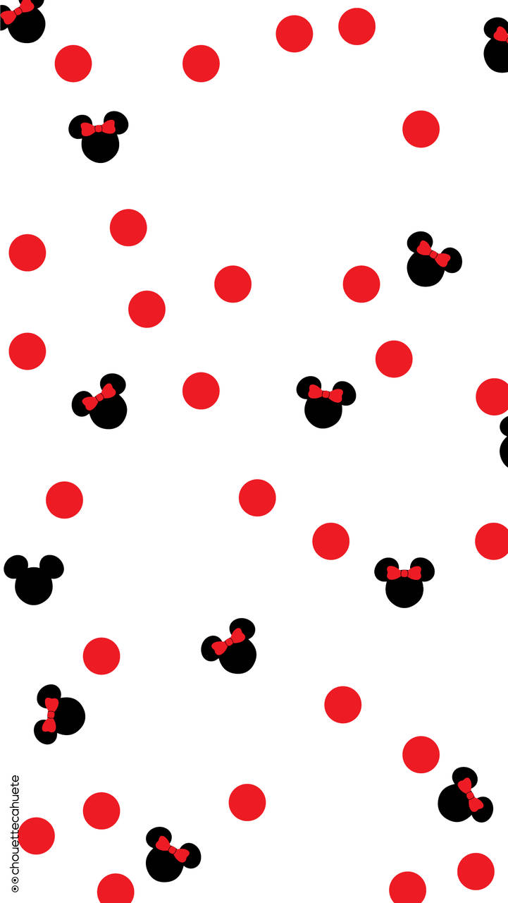 Cute Disney Red Minnie Mouse