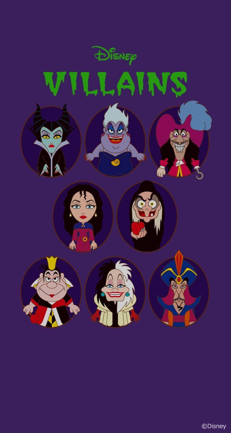 Cute Disney Villains Wallpaper