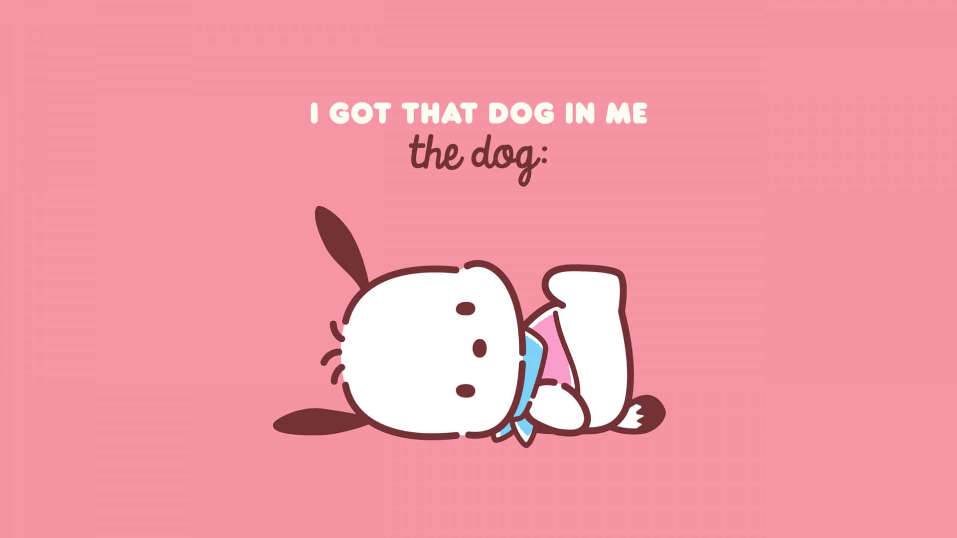 Cute Dog Inspired Character Illustration Wallpaper