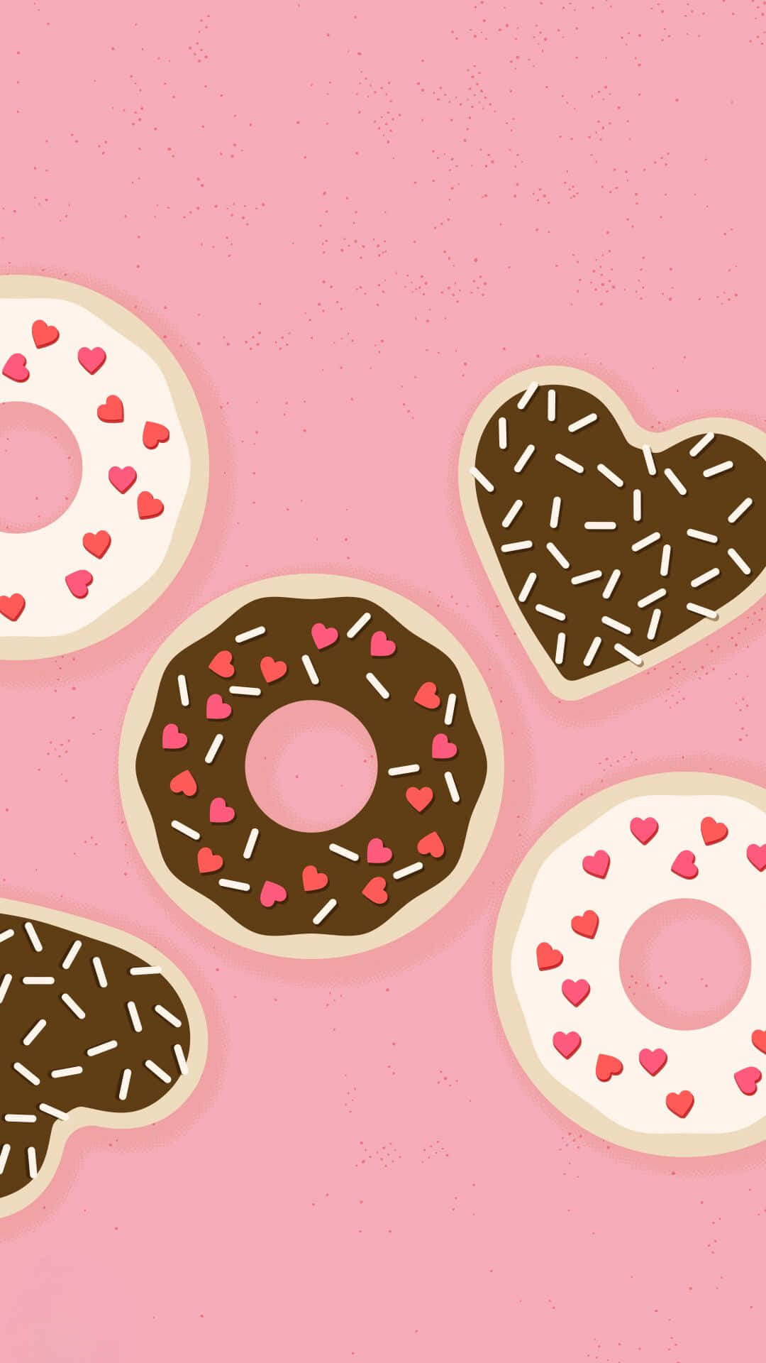 Cute Donut Wallpaper  Download to your mobile from PHONEKY