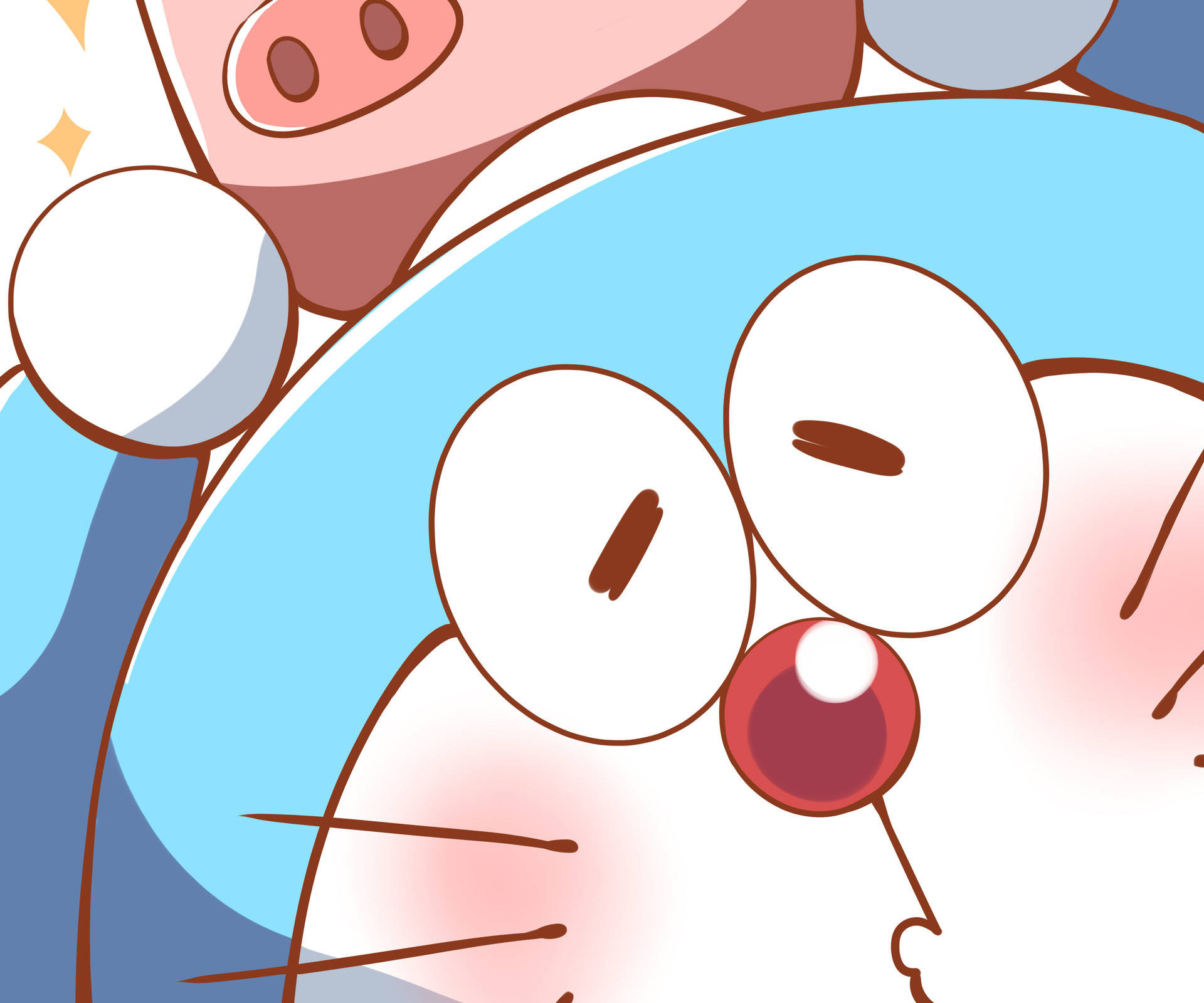 Cute Doraemon Squished