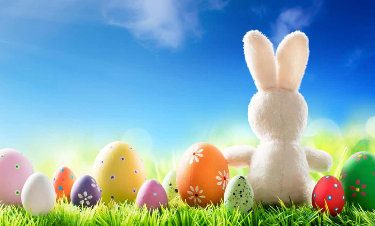 Adorable Easter-Themed Background