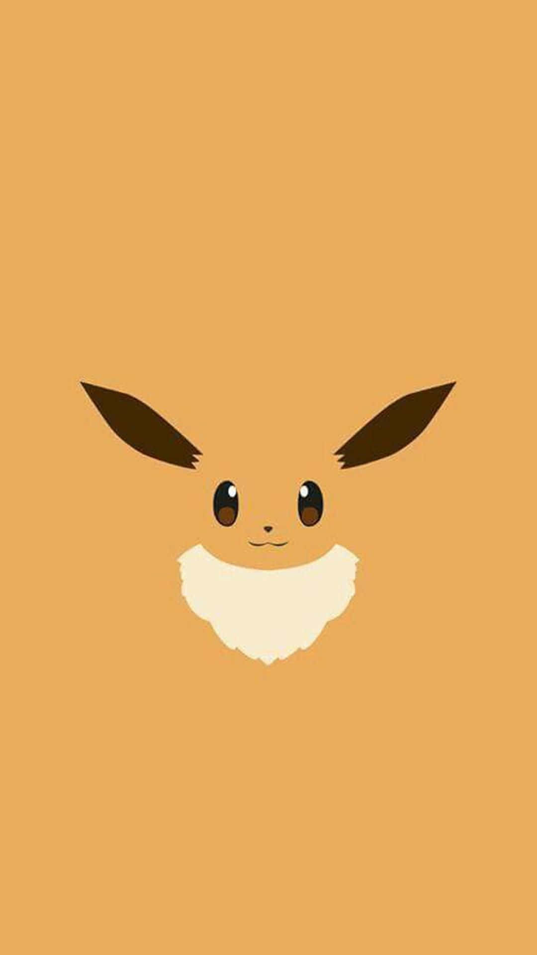 Adorable Eevee Looking Up Pleading for Attention Wallpaper