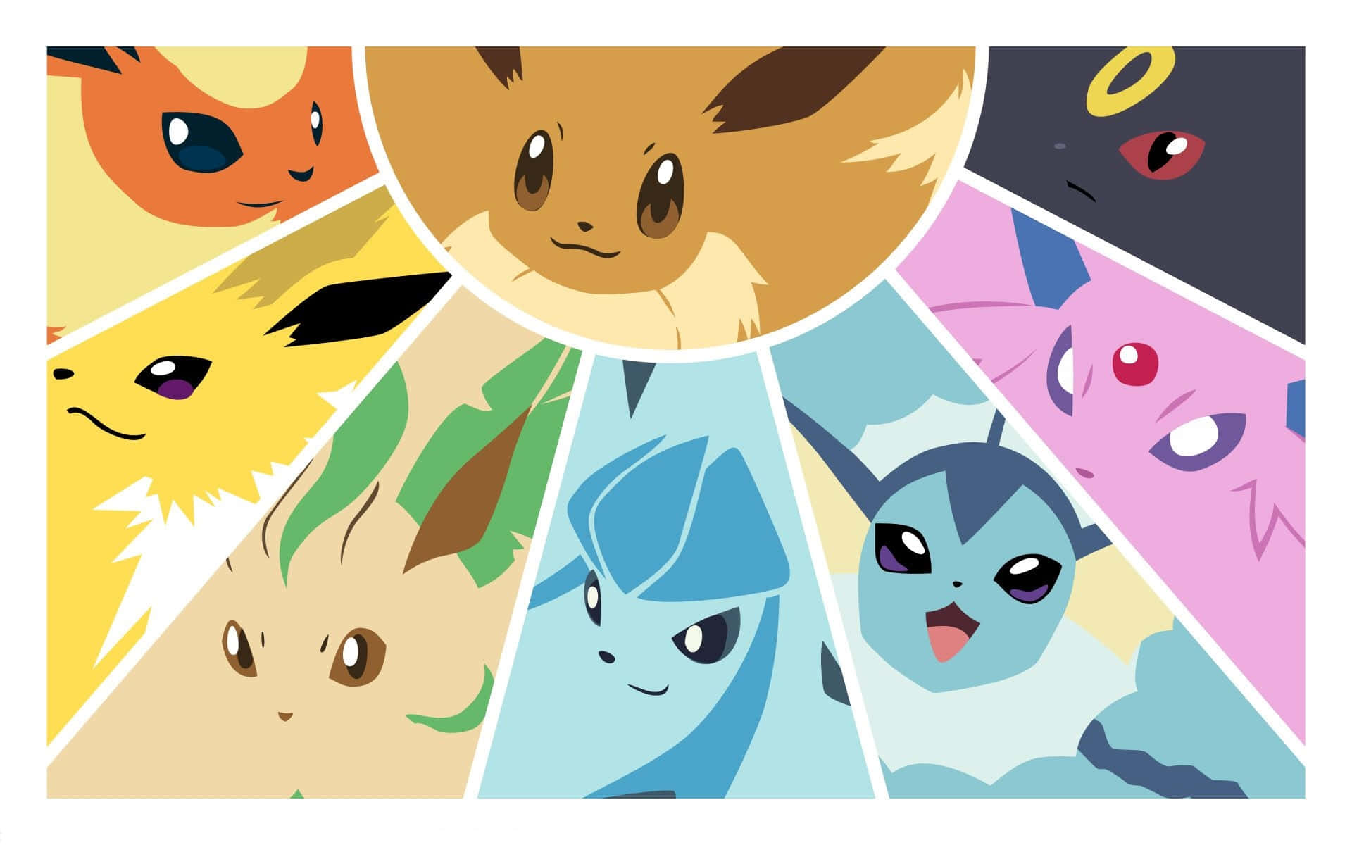 "Start your day with a smile and a Cute Eevee!" Wallpaper