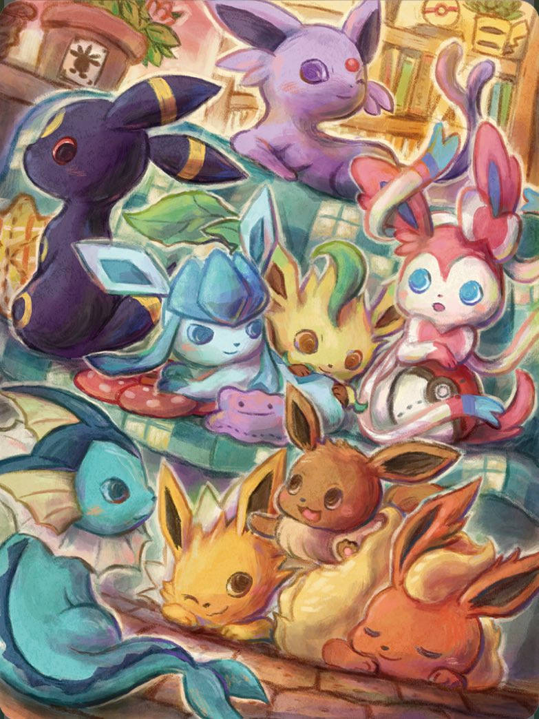 Love These Adorable Eeveelution Plushies! Wallpaper