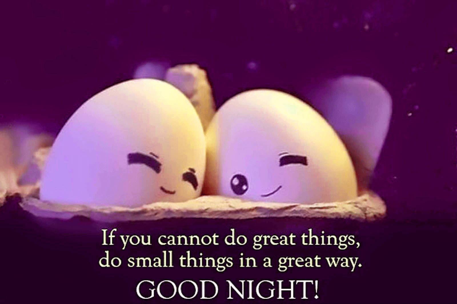 Download Cute Eggs Goodnight Wish Wallpaper | Wallpapers.com