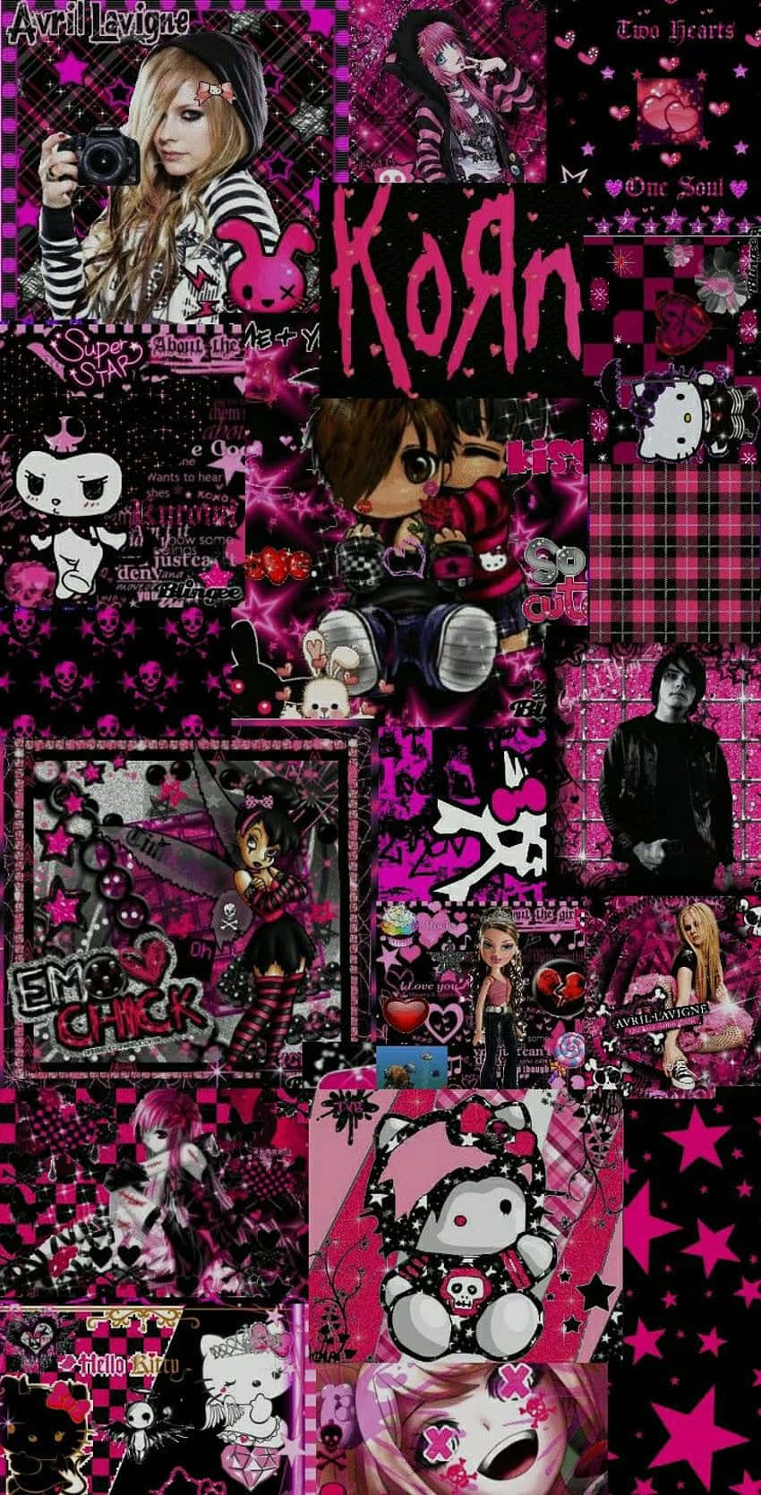 Image  Embrace your inner Emo Queen with this adorable Cute Emo iPhone Wallpaper