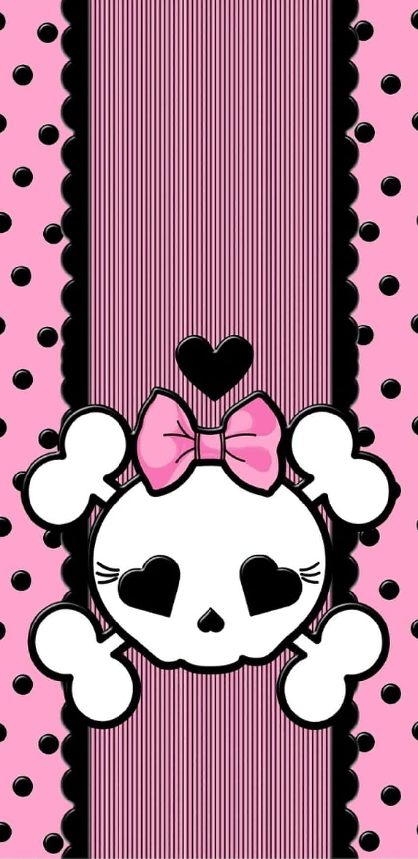 Show off your inner-emo with this adorable wallpaper for your iPhone! Wallpaper