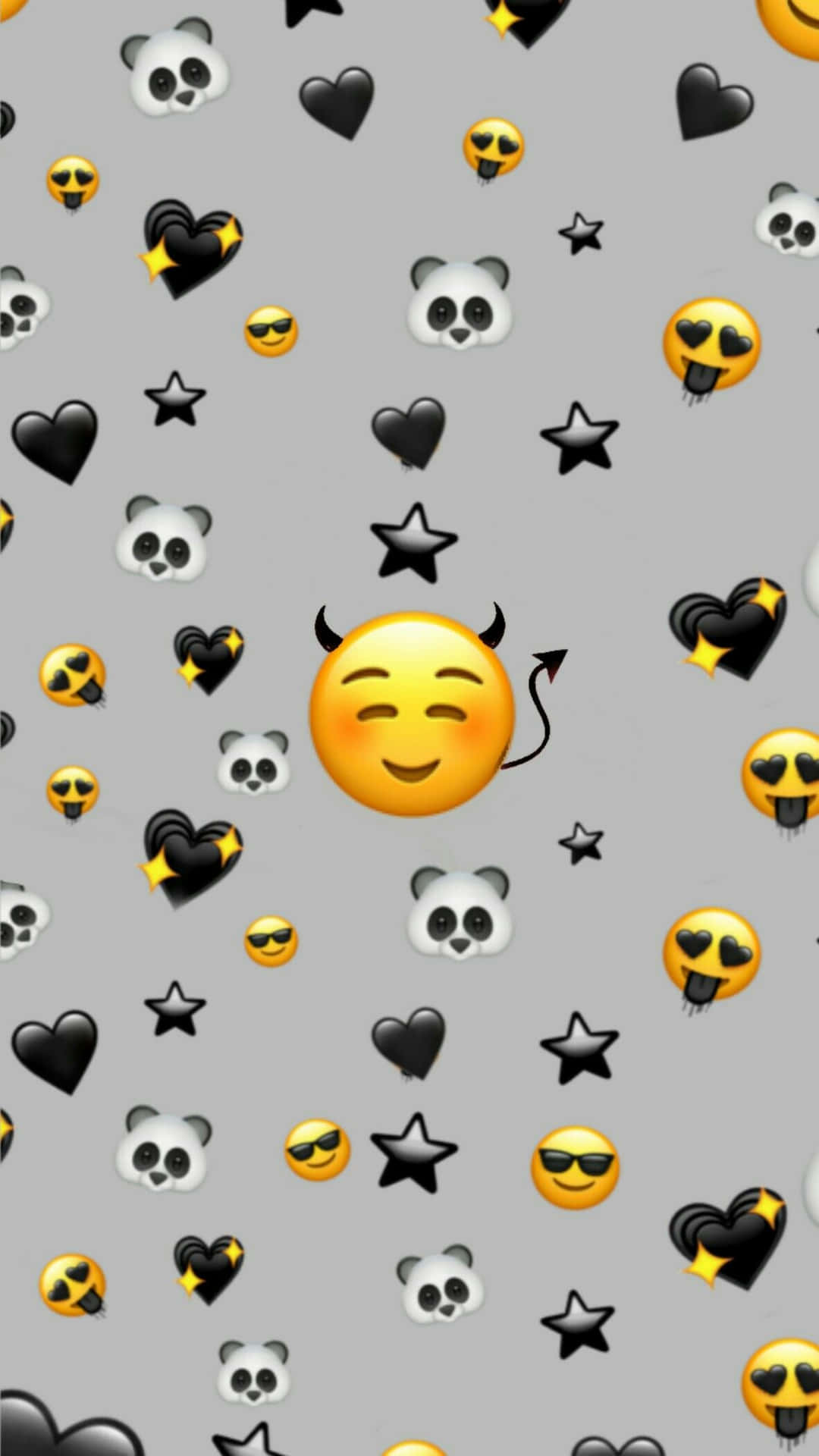 Sødeog Sjove Emojis Wallpaper