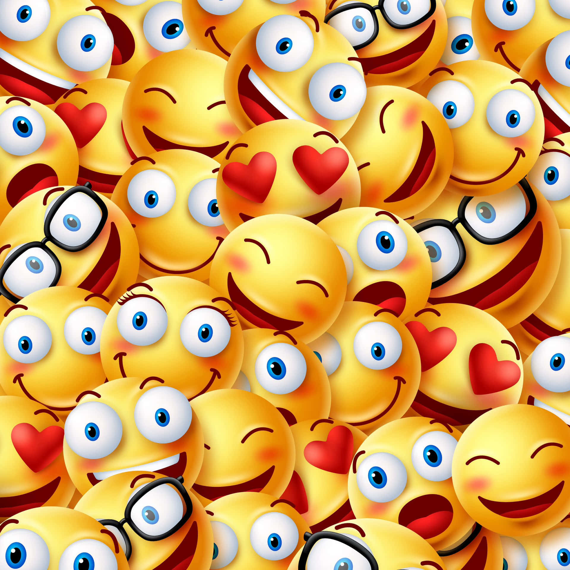 Sød Emoji 2048 X 2048 Wallpaper