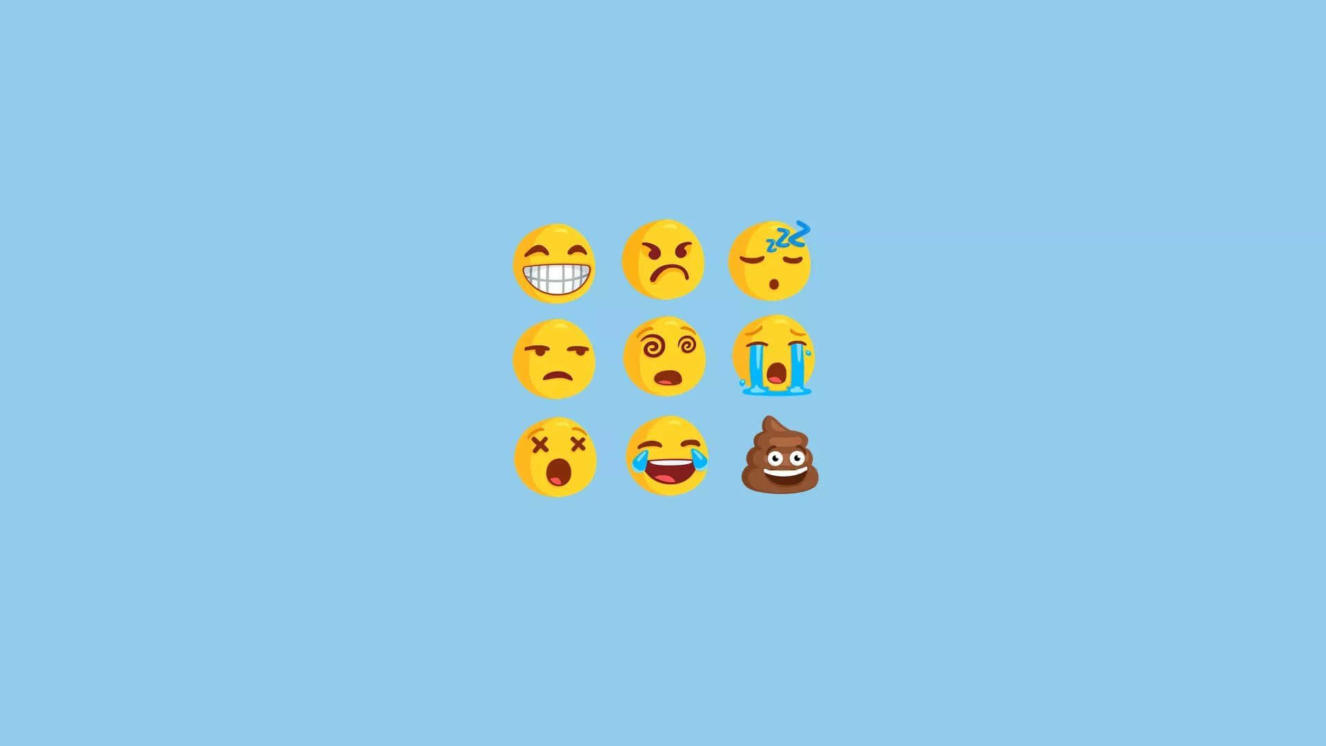 Divertentied Adorabili Emoji! Sfondo