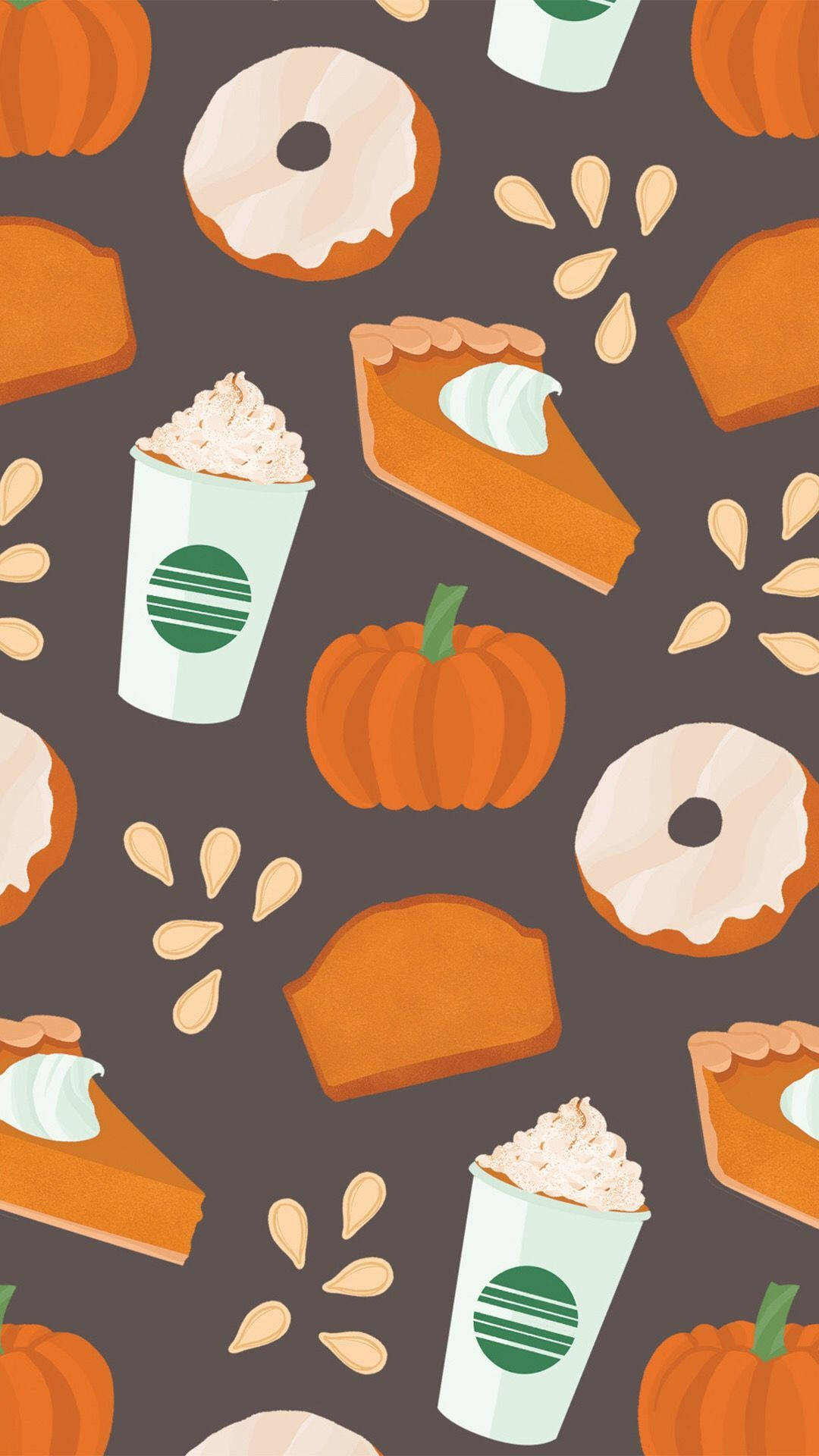Download Cute Fall Coffee Food Wallpaper | Wallpapers.com
