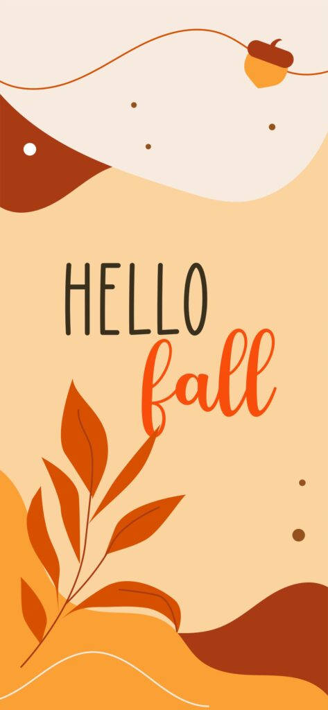 Enjoy the Fall with this adorable phone! Wallpaper