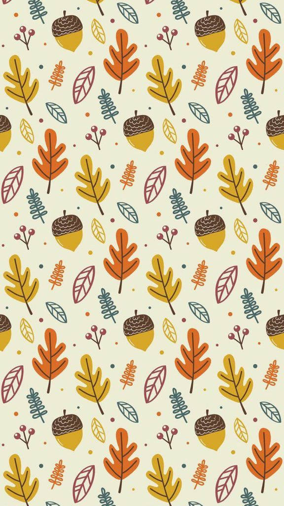 Enjoy the colors of fall with this cute phone wallpaper! Wallpaper