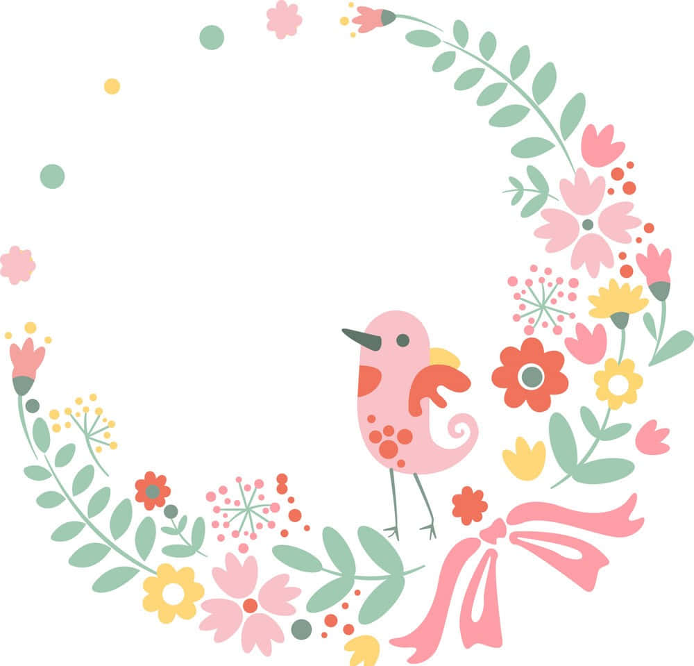 Enjoy This Beautiful Cute Floral Background