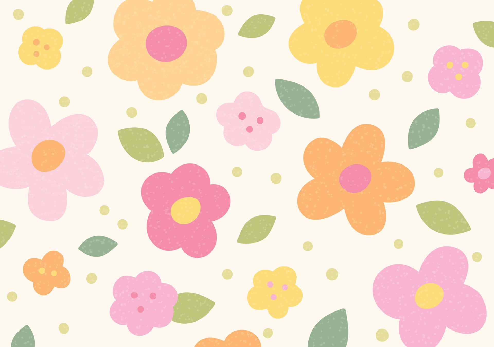 Blooming with Joy - Cute Flower Background