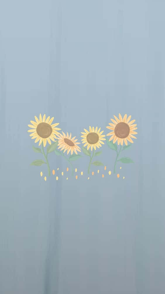 Blossoming Cute Flower Background