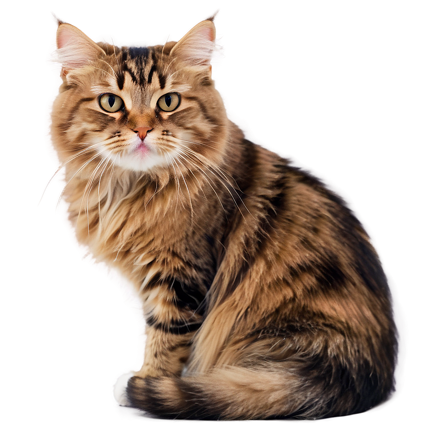Cute Fluffy Cat Png 05032024 PNG