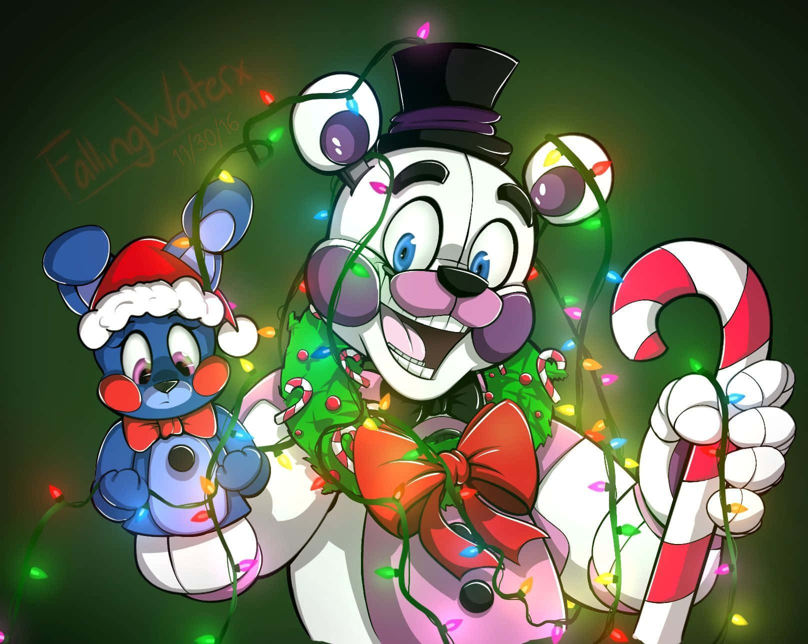 "Bring on the smiles with this adorable Cute FNAF character!" Wallpaper
