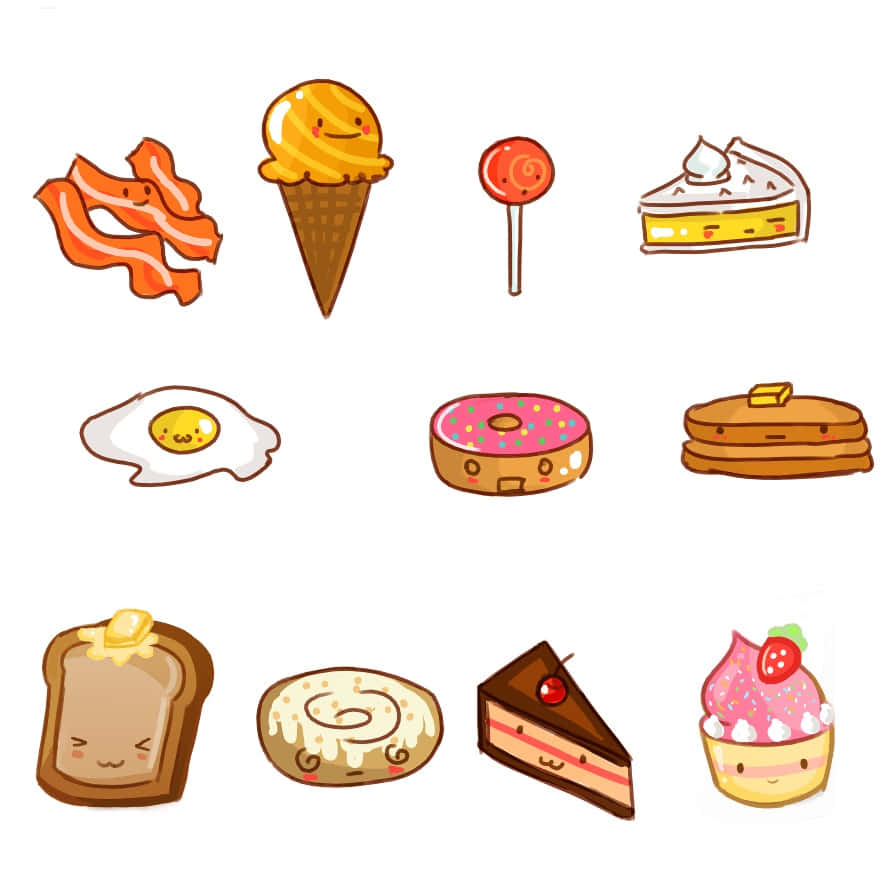 Cute Food Wallpaper: A Delicious Visual Treat for Your Screen