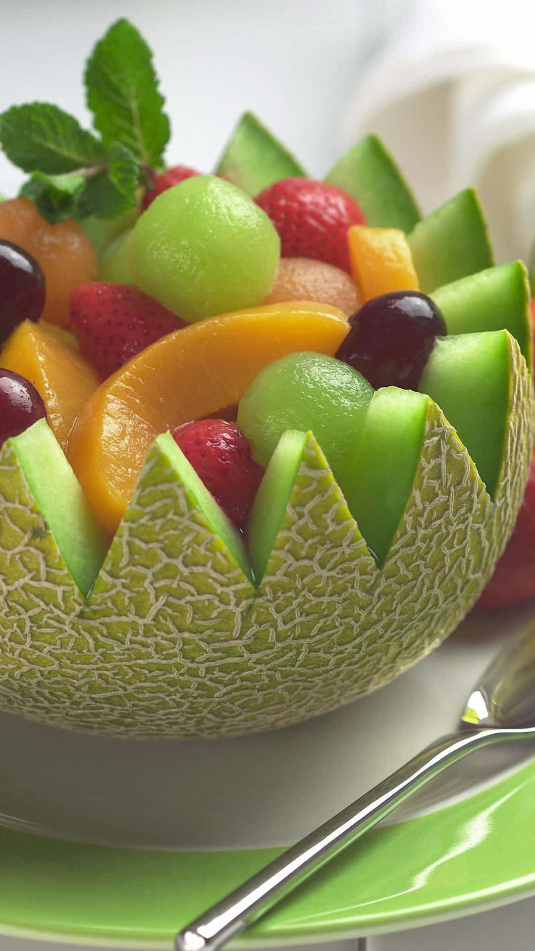 Cute Food Iphone Fruit Bowl Wallpaper