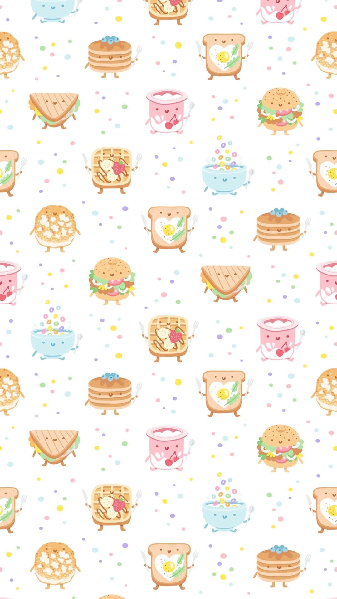 "A deliciously cute treat for your iPhone!" Wallpaper