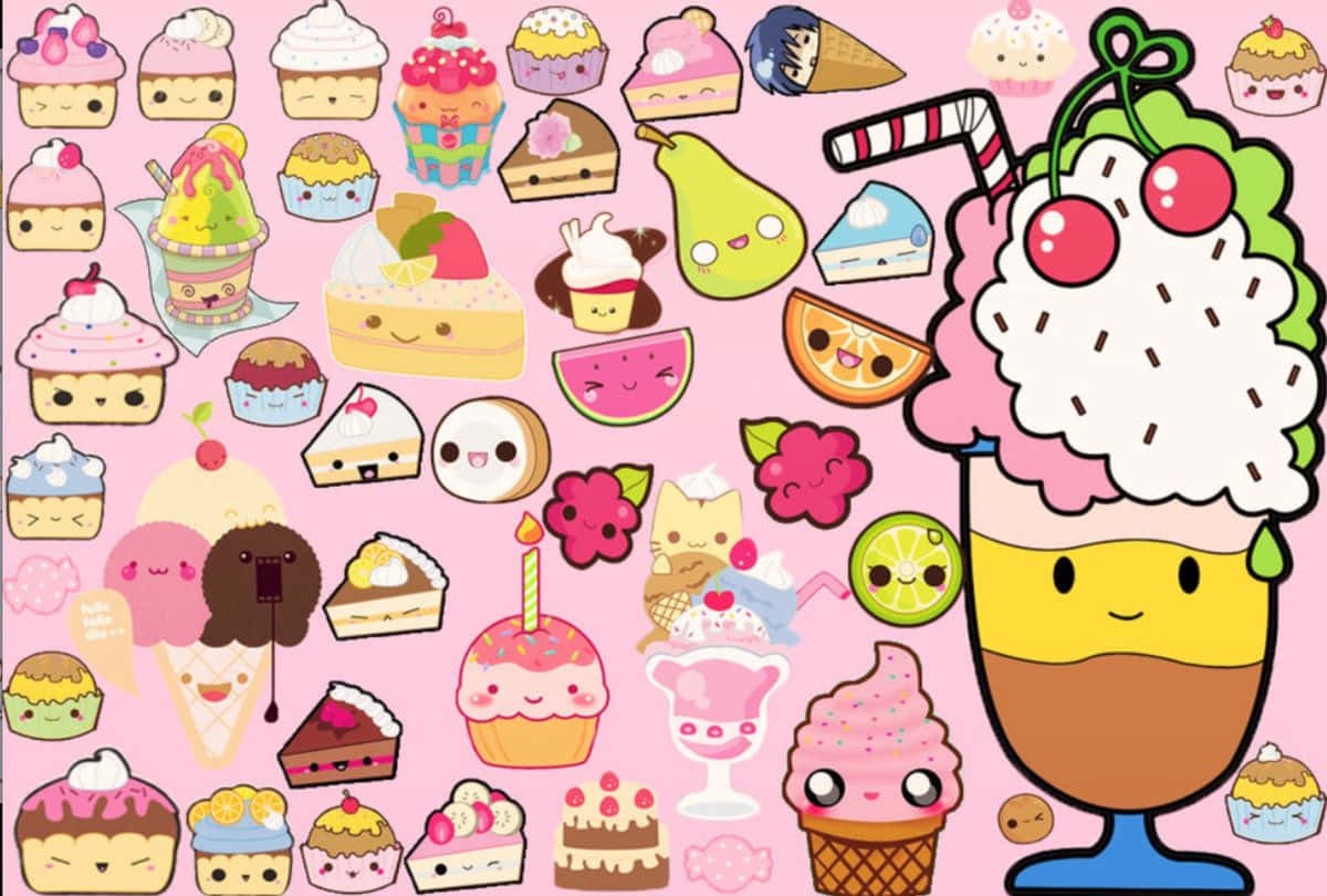 Cute Food Iphone Lock Screen Theme Wallpaper