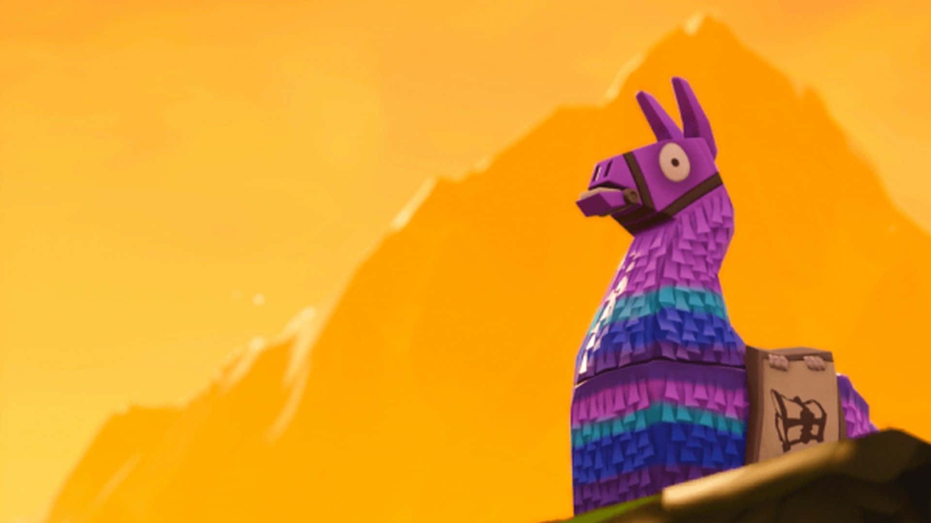 Dive into the world of Fortnite with this cute wallpaper Wallpaper
