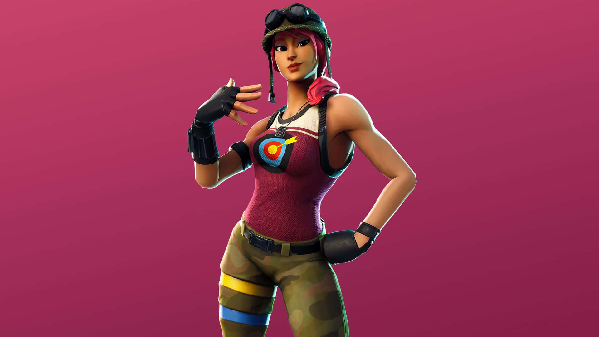 Fortnite - New Character - A Girl In Pink Wallpaper