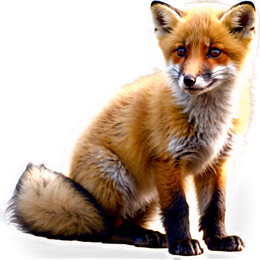 Cute Fox Cub Png 05032024 PNG
