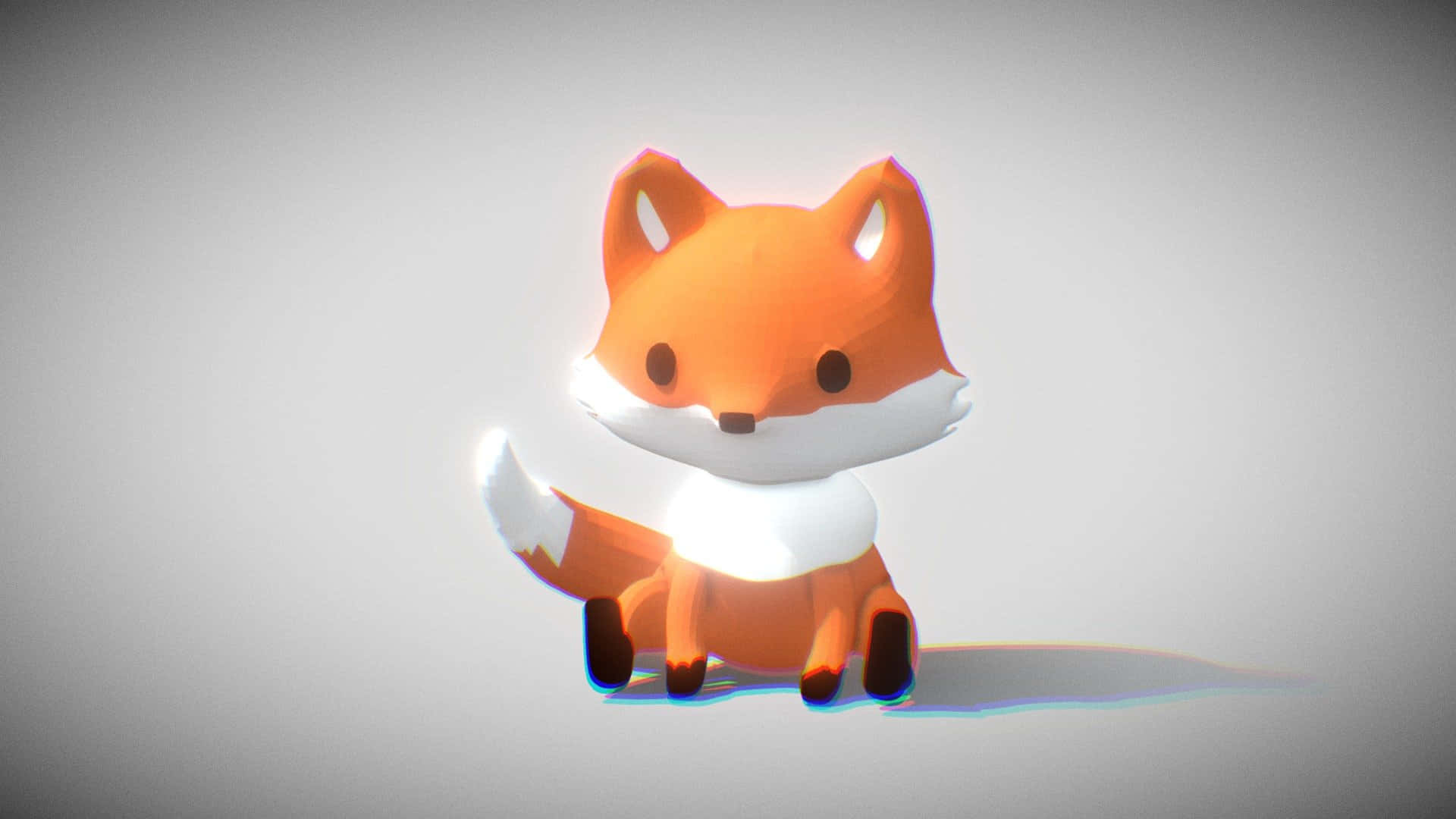 Check out this adorable and fluffy fox!