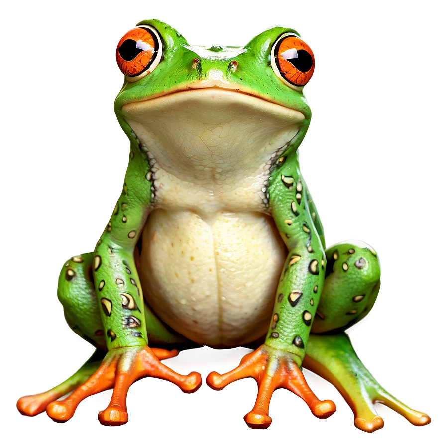 Cute Frog Illustration Png Rij PNG