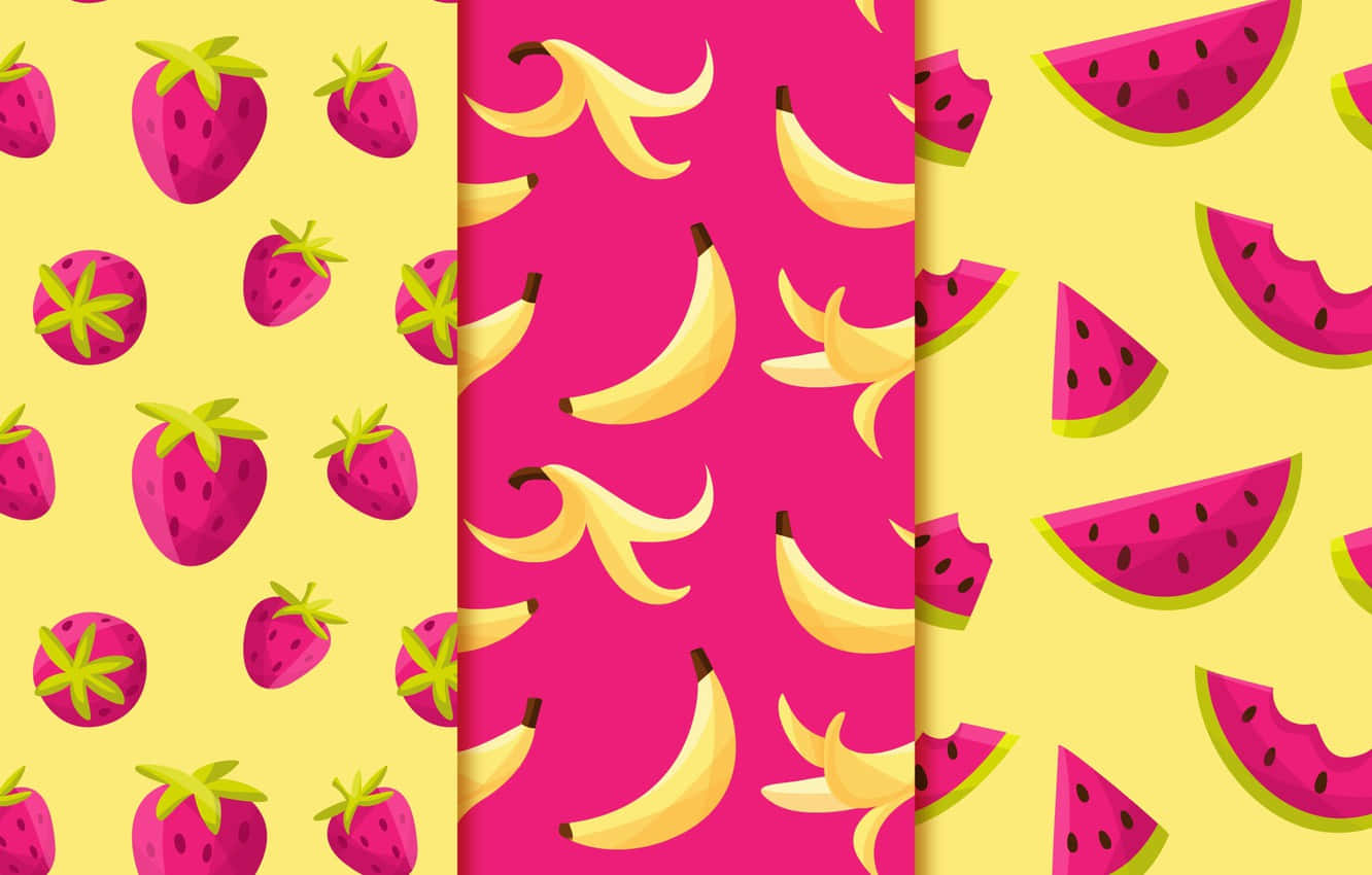 Cute Fruit Three Wallpapers Wallpaper