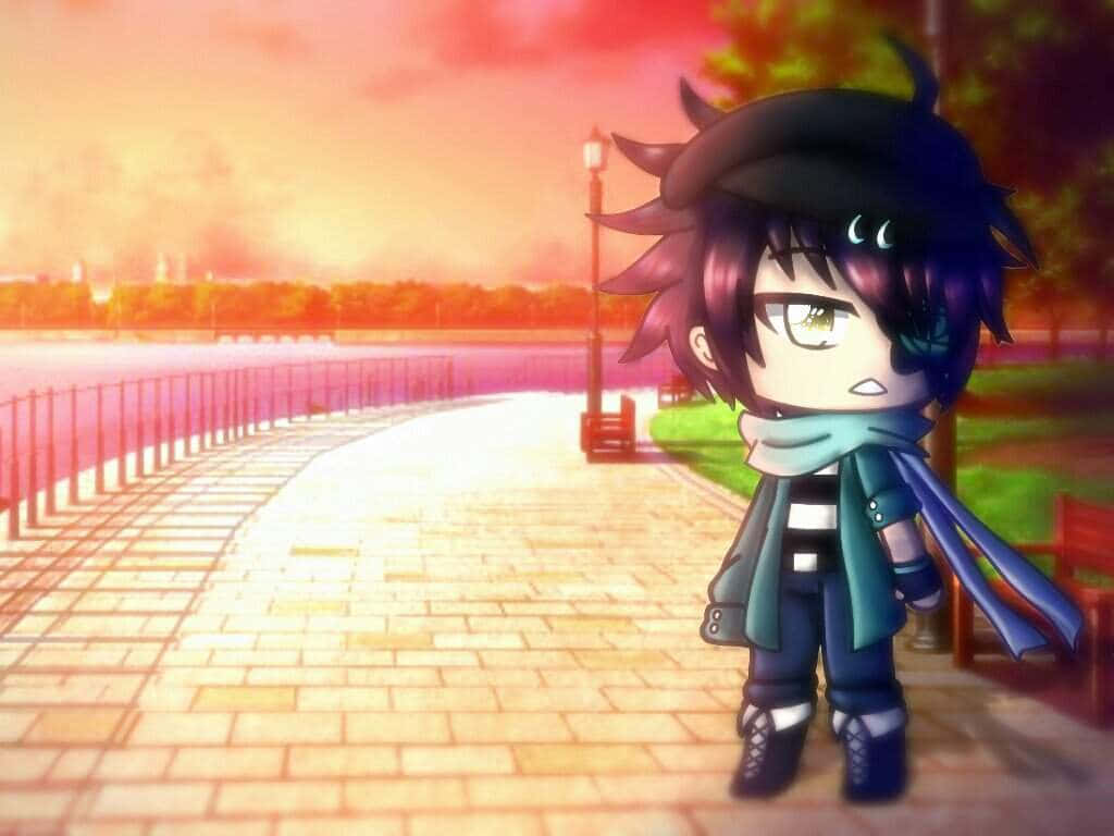 "A Young Boy Ready to Live His Gacha Life" Wallpaper
