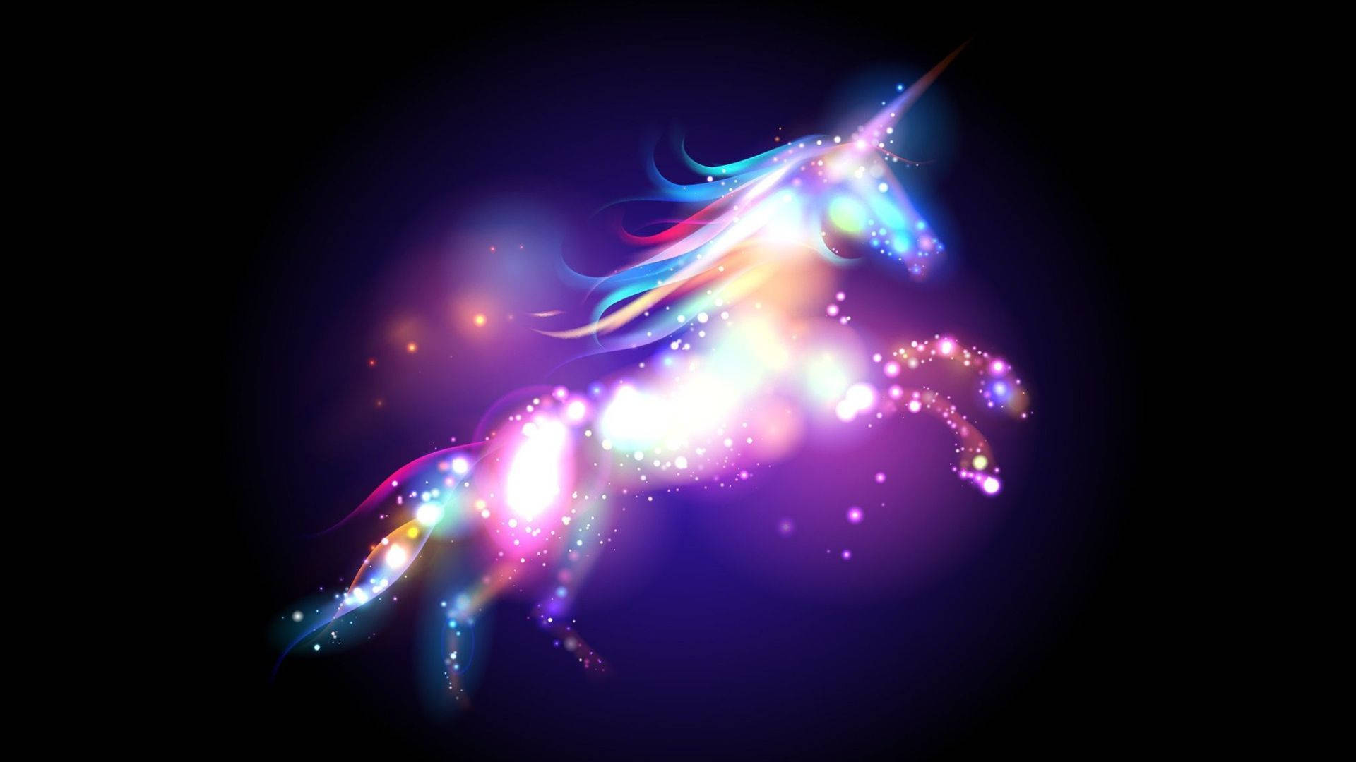 Cute Galaxy Horse Background
