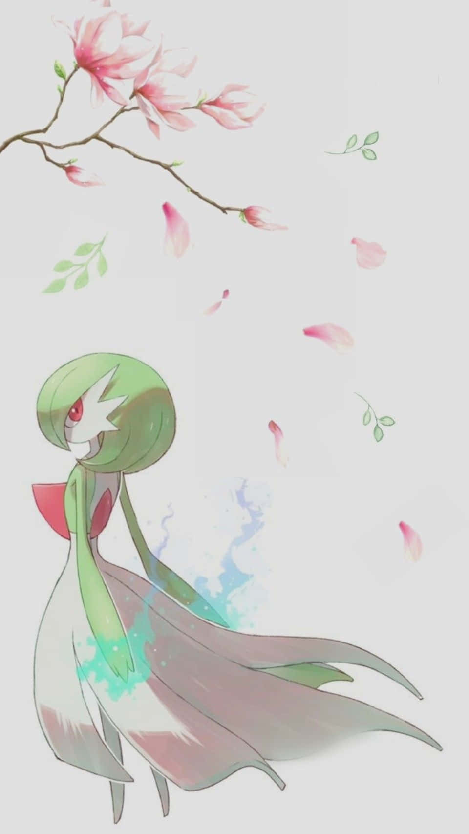 Cute Gardevoir With Cherry Blossom Picture