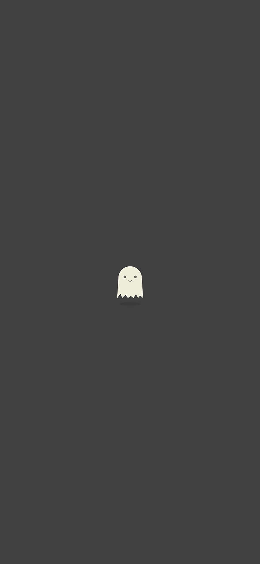 Get Ready For Halloween With This Fun And Cute Ghost! Wallpaper