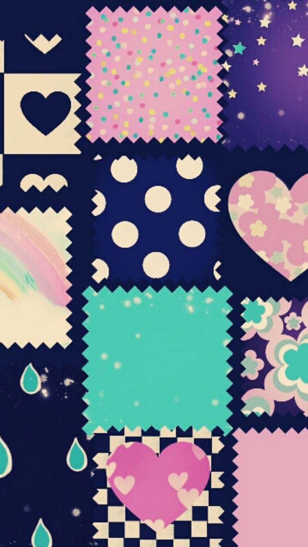 A cute and girly background to brighten up your day.