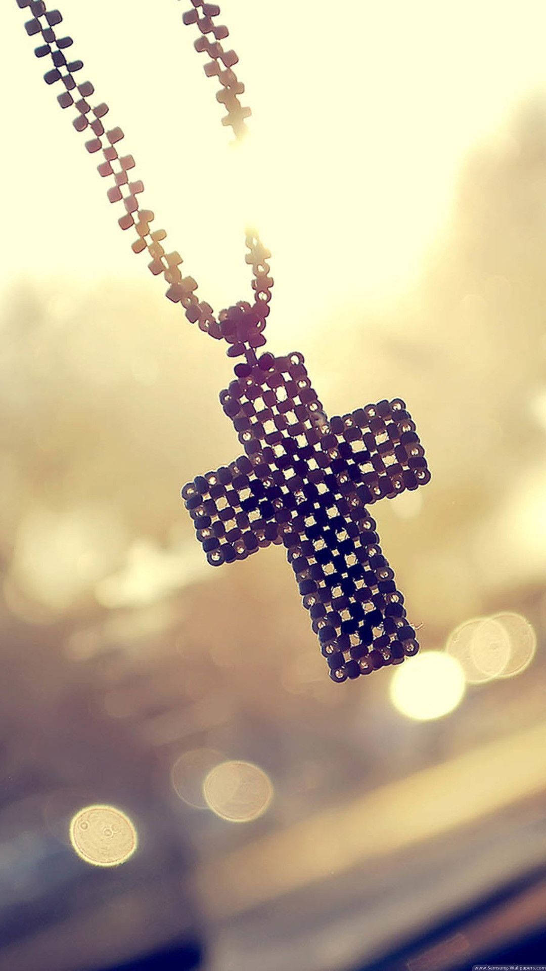 Einsüßes, Mädchenhaftes Kreuz Für Deine Wand. Wallpaper
