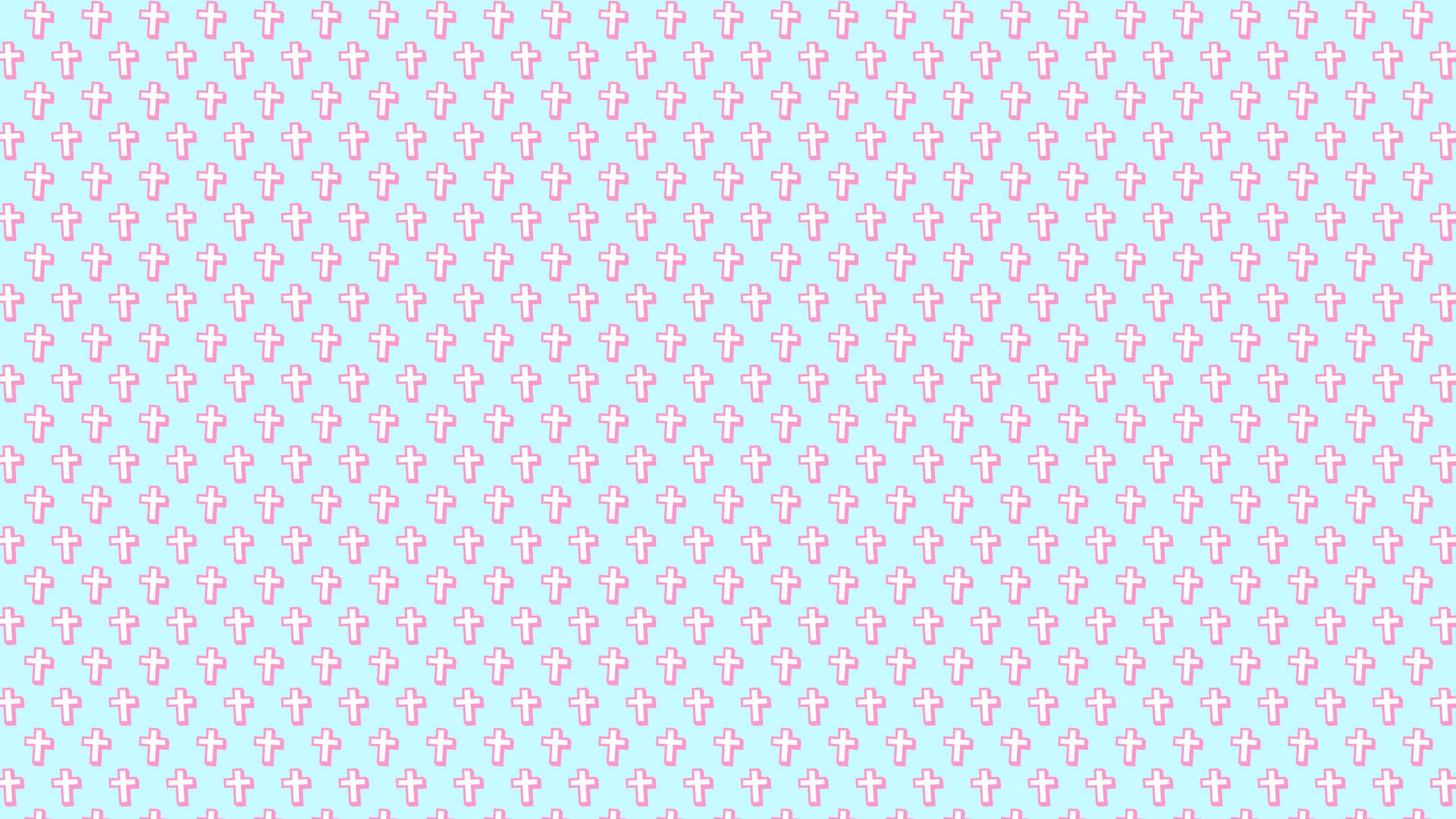 Cute Girly Cross Pattern Wallpaper