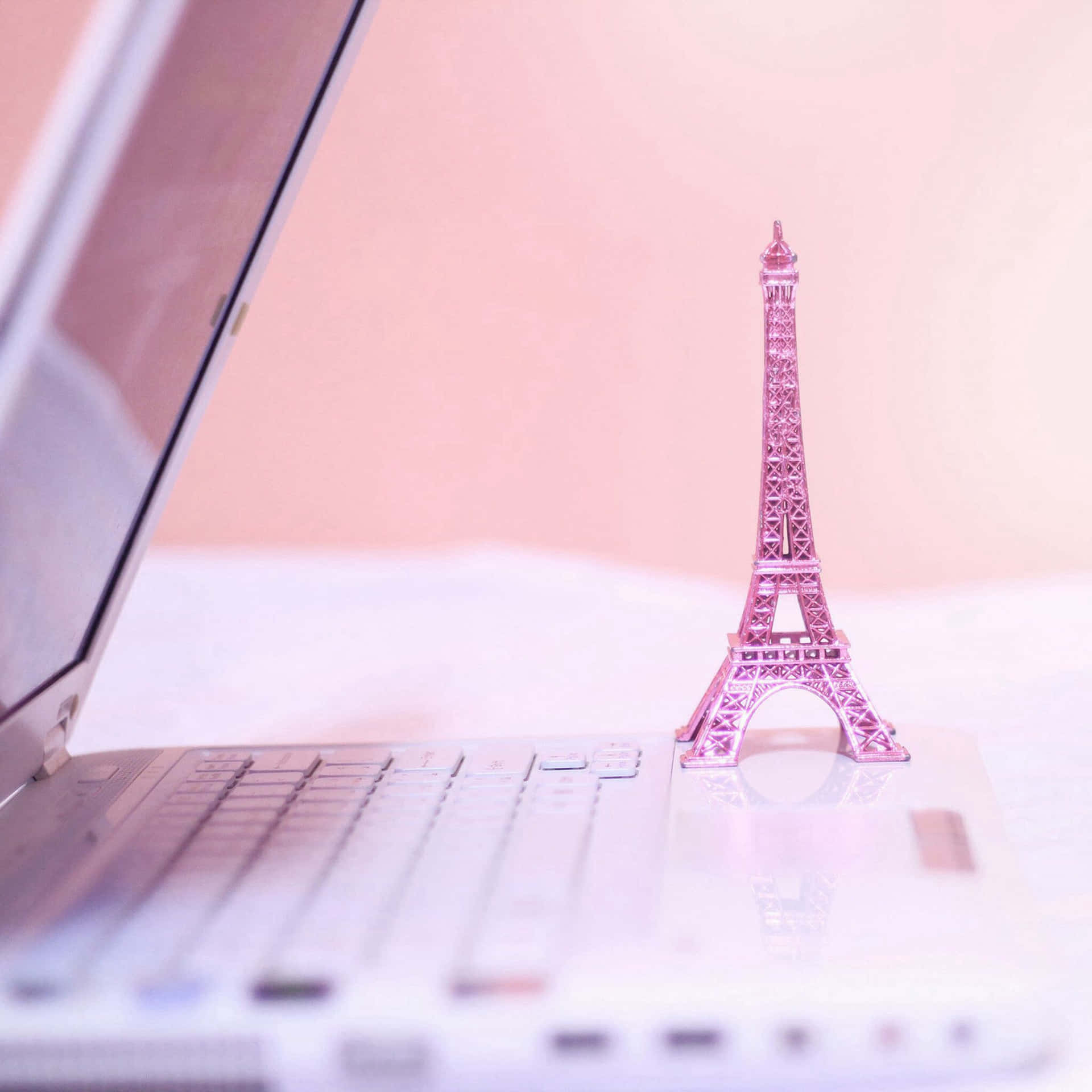 Pink Eiffel Tower Cute Girly Ipad Wallpaper