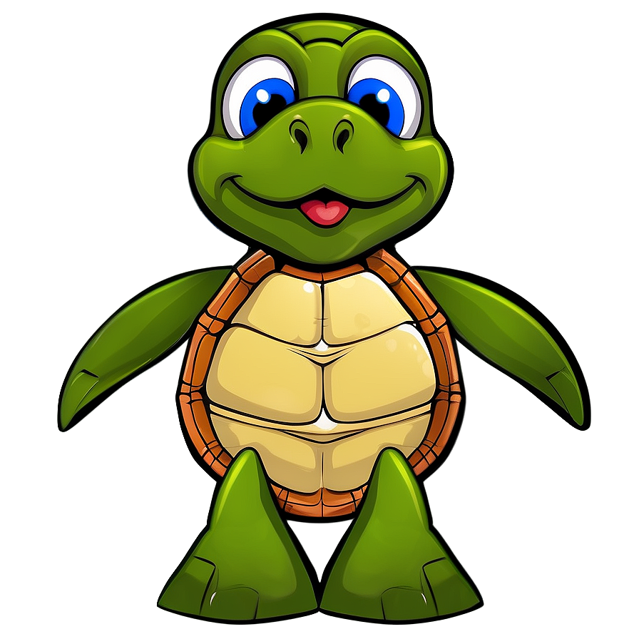 Cute Green Turtle Cartoon Png 17 PNG