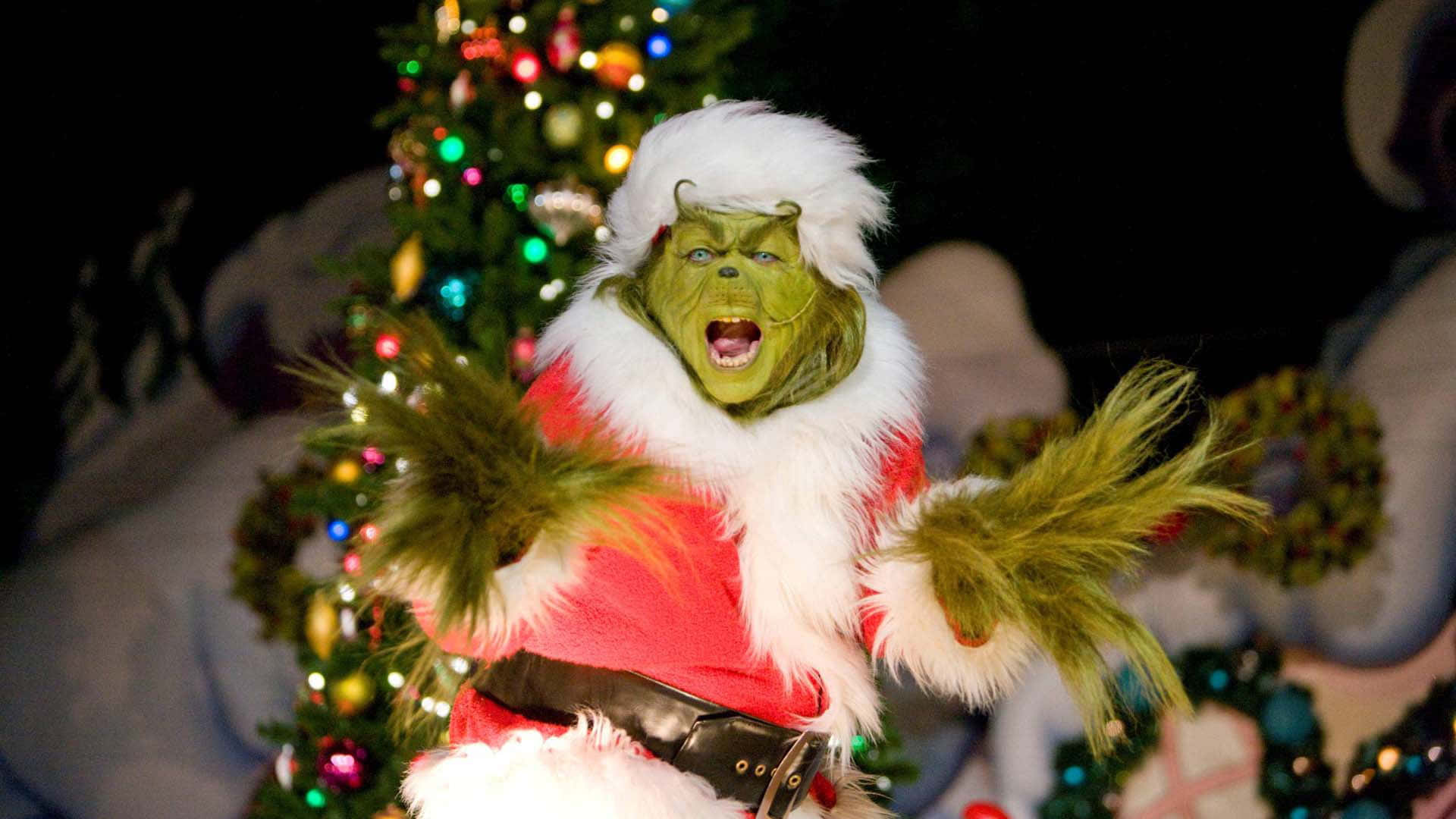 "Bringing the Christmas cheer to everyone, even the Grinch!"