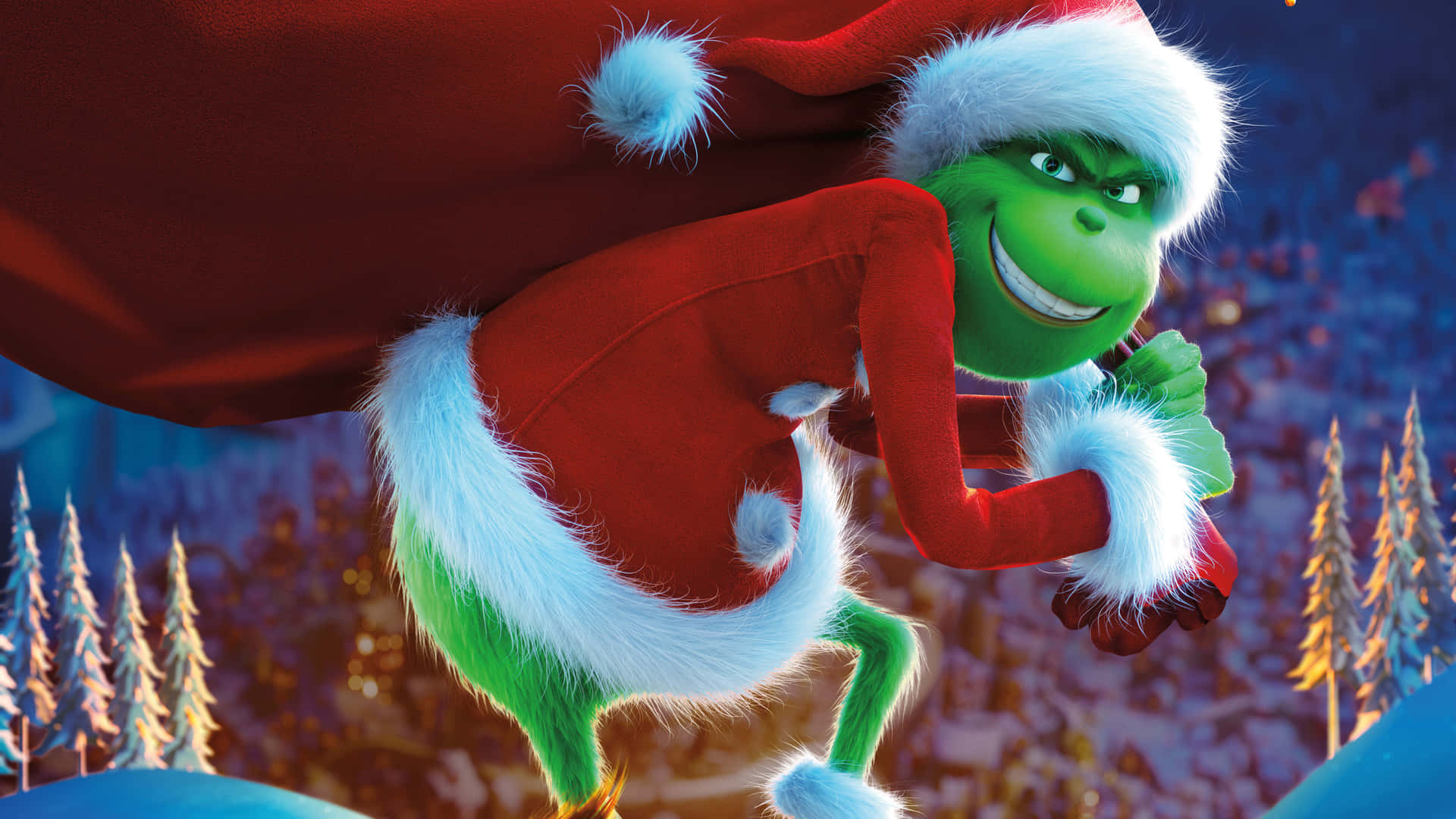 Spread the Christmas spirit with this merry Cute Grinch!