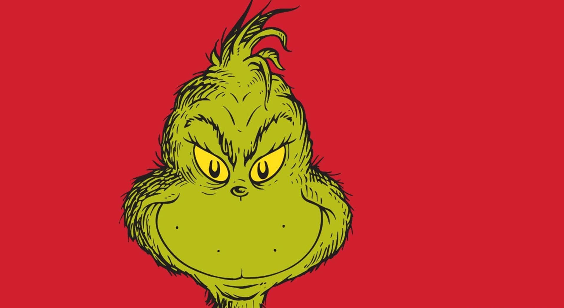 Fictional Character Smiling Cute Grinch Wallpaper